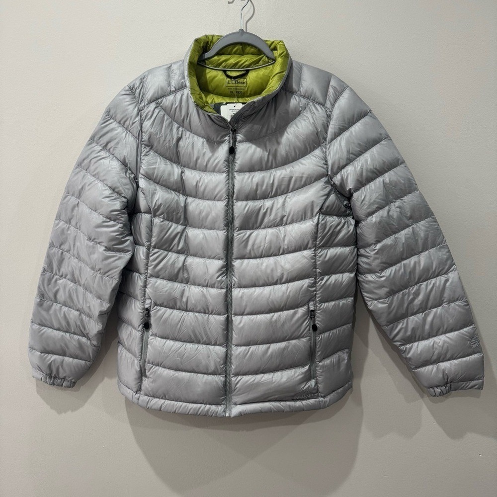 New! LL Bean Size XL Women's Ultralight 850‎ Down Jacket in Flint